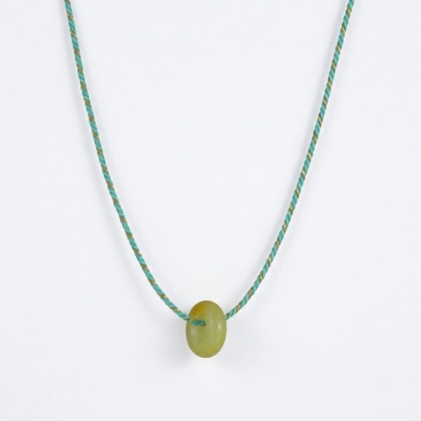 Golden Vitality: Natural Beeswax Amber & 925 Silver Braided Healing Necklace