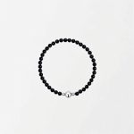 Timeless Protection: Natural Black Agate Minimalist Healing Necklace