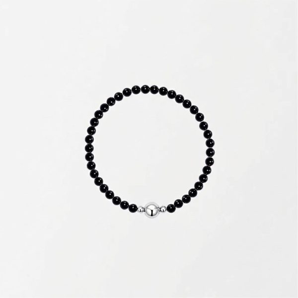 Timeless Protection: Natural Black Agate Minimalist Healing Necklace