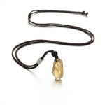 Radiant Abundance: Raw Citrine & 925 Sterling Silver Adjustable Necklace