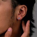 Celestial Calm: Natural Blue Moonstone & S925 Silver Sleep-Friendly Stud Earrings