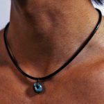 Ancient Wisdom: Natural Raw Turquoise & 925 Silver Protection Necklace