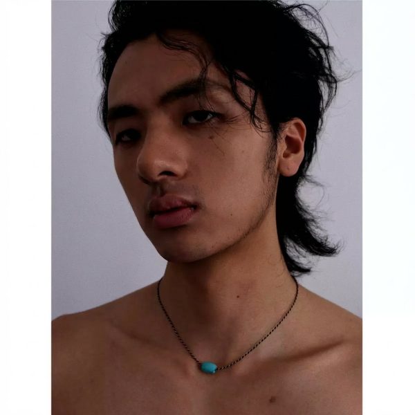 Protective Vitality: Cinnabar & Black Mother of Pearl S925 Silver Earrings