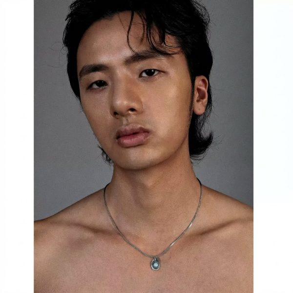 Timeless Protection: Natural Turquoise & Oxidized 925 Silver Unisex Necklace