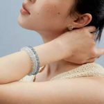 Oceanic Serenity: Natural Deep Blue Aquamarine Healing Bracelet