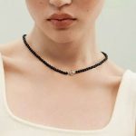 Timeless Protection: Natural Black Agate Minimalist Healing Necklace