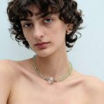 Harmonious Renewal: Natural Green Fluorite, Prehnite & Clear Quartz Healing Choker