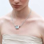 Tranquil Clarity: Natural Aquamarine & Clear Quartz Healing Bracelet