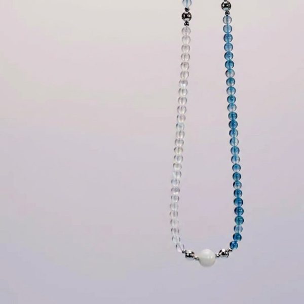 Pure Harmony: Natural Hetian White Jade & Silver Connector Charm