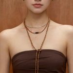 Fluid Harmony: Minimalist Round Snake Bone Chain Necklace