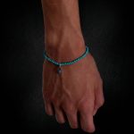 Ancient Wisdom: Natural Turquoise & Oxidized 925 Silver Protective Bracelet