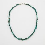 Ancient Protection: Natural Irregular Turquoise & S925 Silver Beaded Necklace