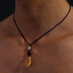 Radiant Abundance: Raw Citrine & 925 Sterling Silver Adjustable Necklace