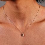 Radiant Abundance: Natural Citrine & Vintage S925 Silver Oval Necklace