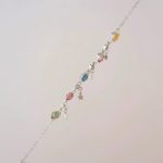 Whimsical Radiance: Natural Candy Tourmaline & Star Charm Healing Bracelet