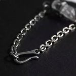 Purifying Glimmer: Raw Clear Quartz & Oxidized 925 Sterling Silver Healing Bracelet