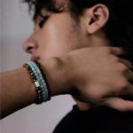 Grounding Courage: Natural Golden Tiger Eye & S925 Silver Cube Bracelet