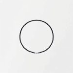 Timeless Protection: Natural Black Agate Minimalist Healing Necklace