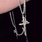 Soulful Aria: Sterling Silver & Prehnite INFJ/INFP Healing Necklace