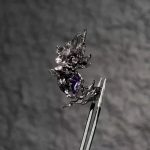 Commanding Ambition: ENTJ Peony Silver & Zirconia Statement Ring