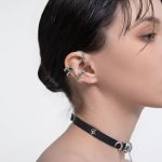 Transformative Wisdom: Sterling Silver & Zircon Serpent Ear Cuff