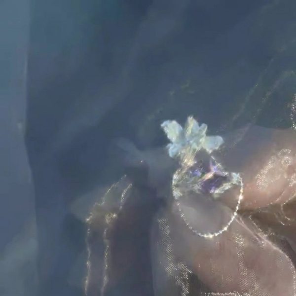 Spiritual Freedom: Natural Amethyst & Sterling Silver Iris Ring