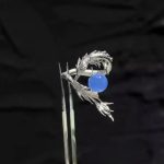 Mystical Guardian: Sterling Silver & Blue Moonstone Adjustable Dragon Ring