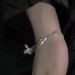 Ethereal Wisdom: Sterling Silver & Amethyst Iris Adjustable Half-Bangle