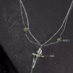 Soulful Aria: Sterling Silver & Prehnite INFJ/INFP Healing Necklace