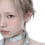 Ethereal Fluidity: Sterling Silver & Aquamarine Zircon Fishtail Ear Cuff