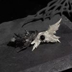 Soulful Redemption: 925 Sterling Silver Broken Wing Couple Rings