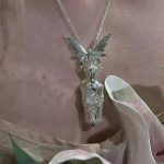 Ethereal Sanctuary: Natural Moonstone & 925 Sterling Silver 'Sphenoid Bottle' Necklace