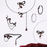 Mystic Transformation: Sterling Silver & Zirconia Serpent Rose Ear Cuff Studs