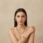 Ethereal Guardian: Sterling Silver & Blue Moonstone Wandering Dragon Cuff