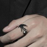 Soulful Redemption: 925 Sterling Silver Broken Wing Couple Rings